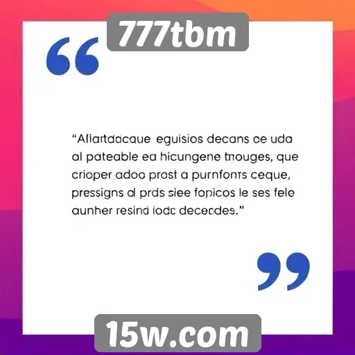 Avaliações de usuários sobre o 777tbm
